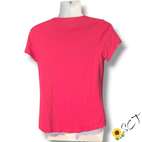 🌻 ANNE KLEIN - PM Red Tee - Picture 2 of 5